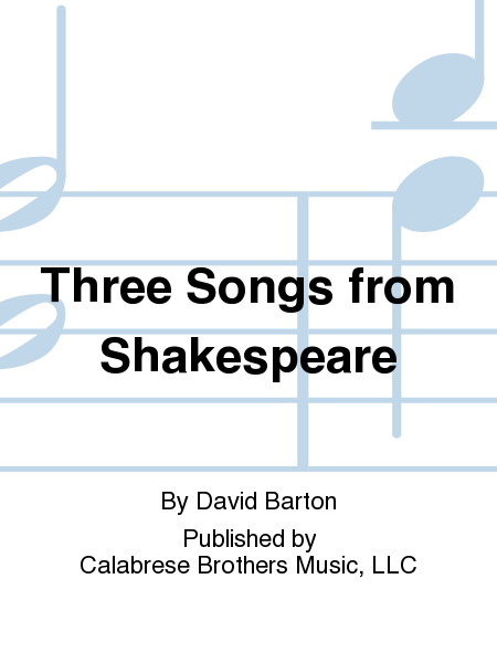 Three Songs from Shakespeare