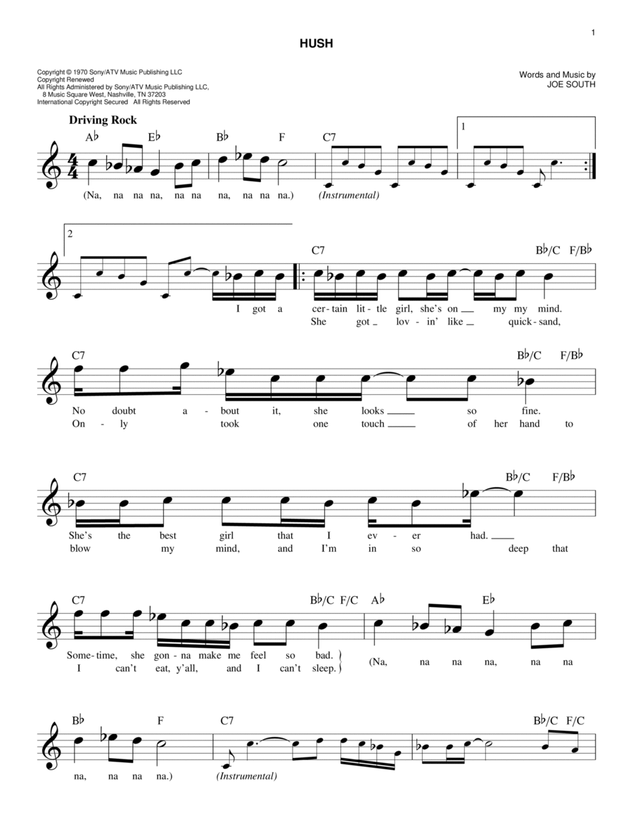Hush Hush Piano scores gallery preview page 1