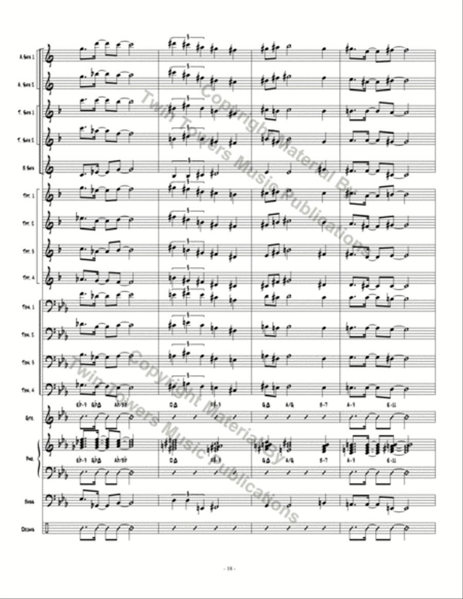 Summer Groove Jazz Ensemble scores gallery preview page 19