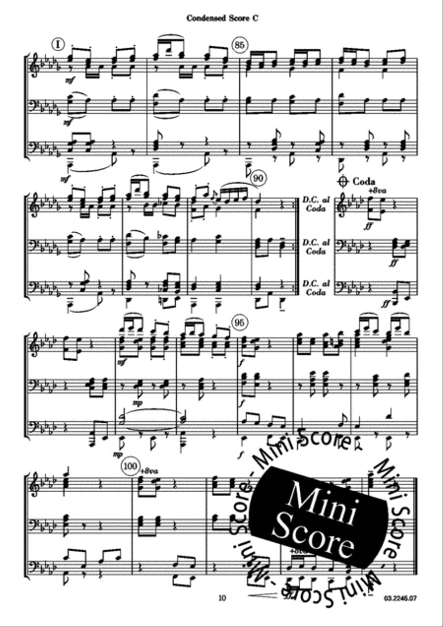 Danza Y Marcha Danza Y Marcha Concert Band scores gallery preview page 34