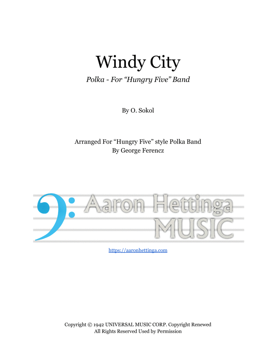 Windy City Polka Clarinet scores gallery preview page 1
