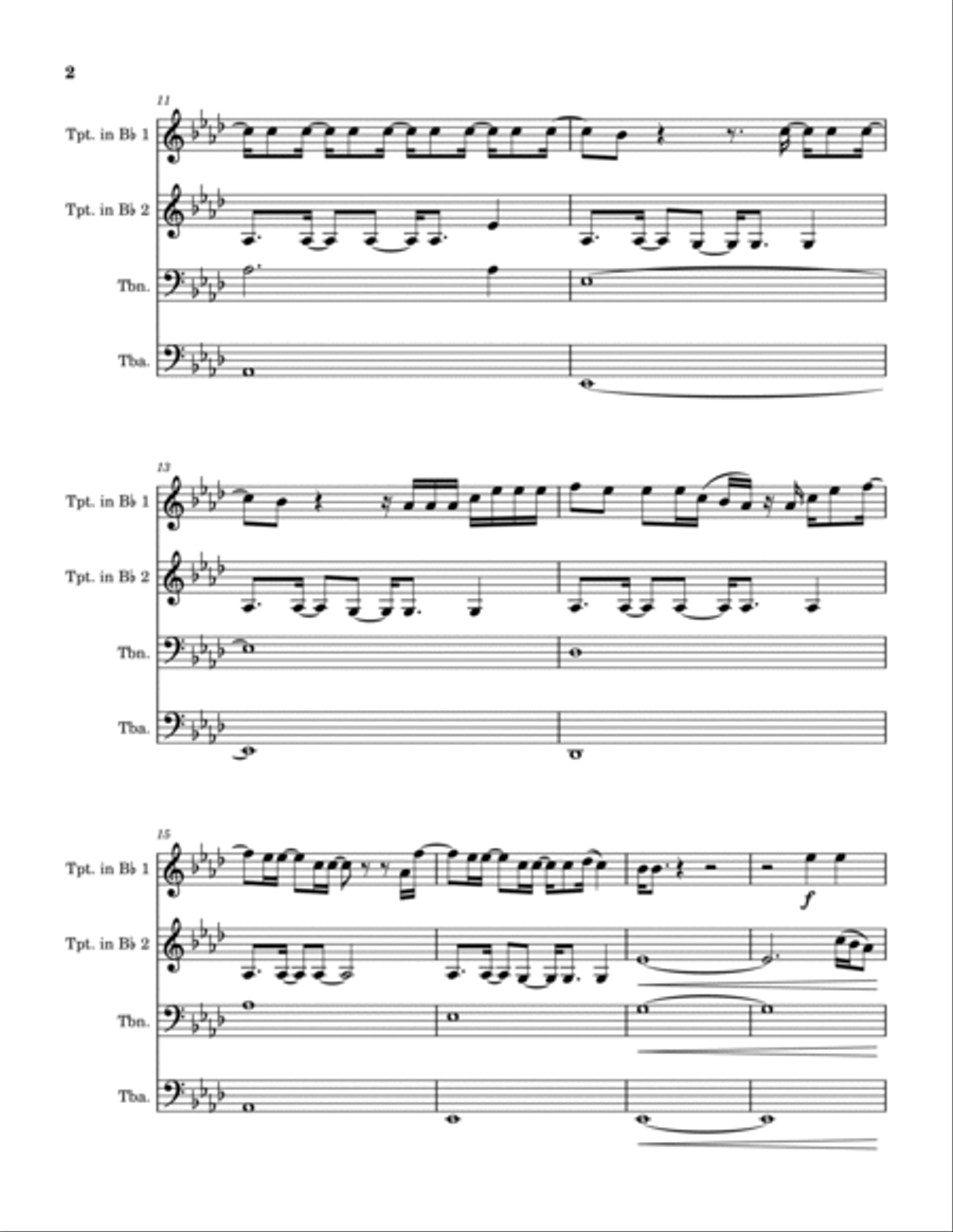 Then Christ Came Trombone scores gallery preview page 3