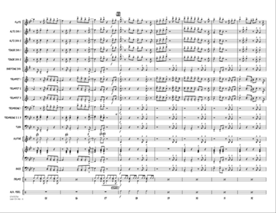 Lean On Me - Full Score Lean On Me - Full Score Jazz Ensemble scores gallery preview page 5