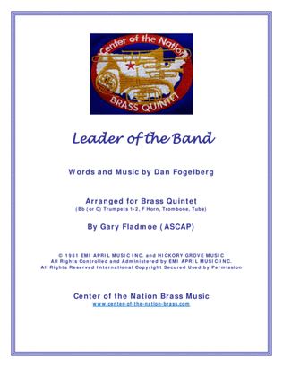 Book cover for Leader Of The Band