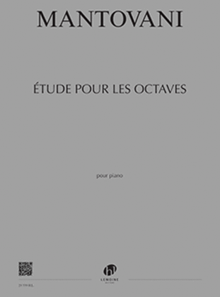 Book cover for Etude pour les octaves