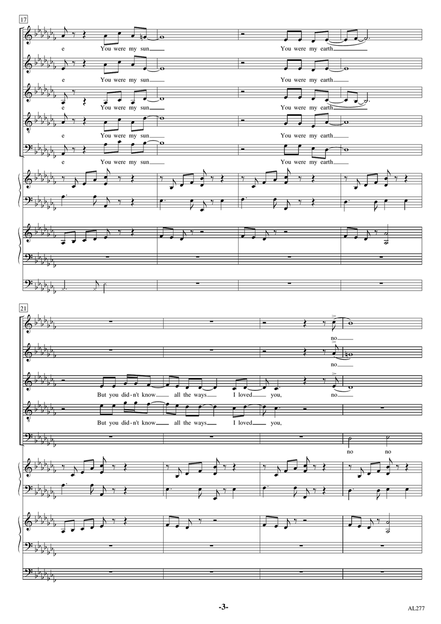 Cry Me A River Cry Me A River 4-Part scores gallery preview page 3