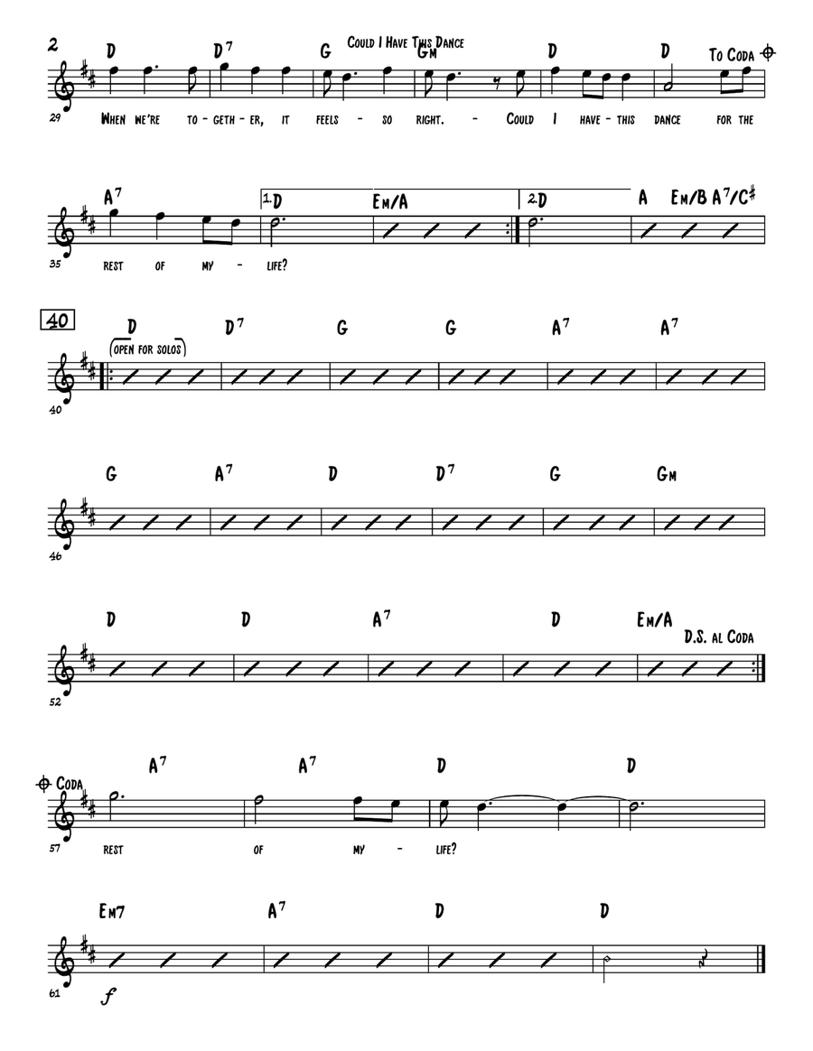 Could I Have This Dance Could I Have This Dance Soprano Voice scores gallery preview page 4