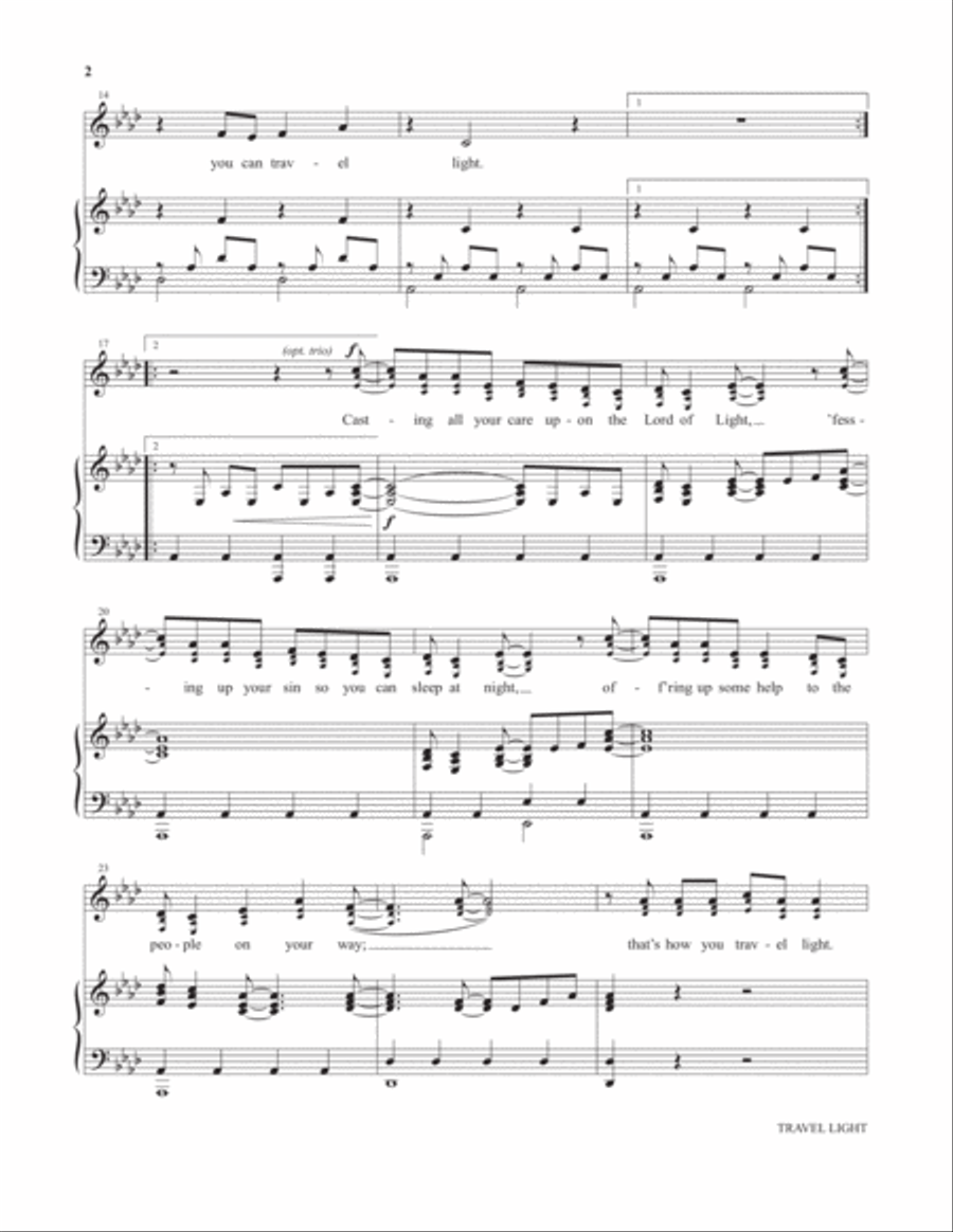 Midnight Faith (Collection) Voice scores gallery preview page 2