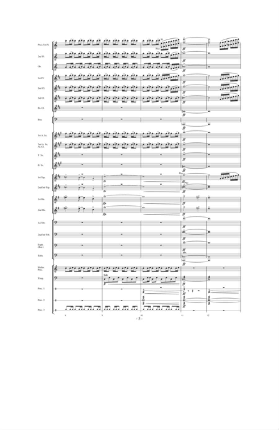 Of Honor and Valor Eternal Concert Band scores gallery preview page 4