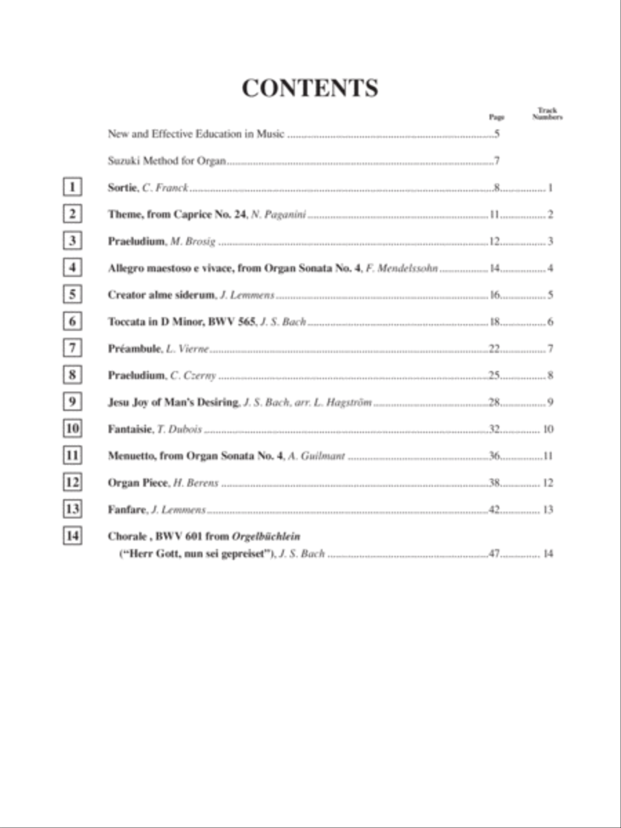 Suzuki Organ School Organ scores gallery preview page 3