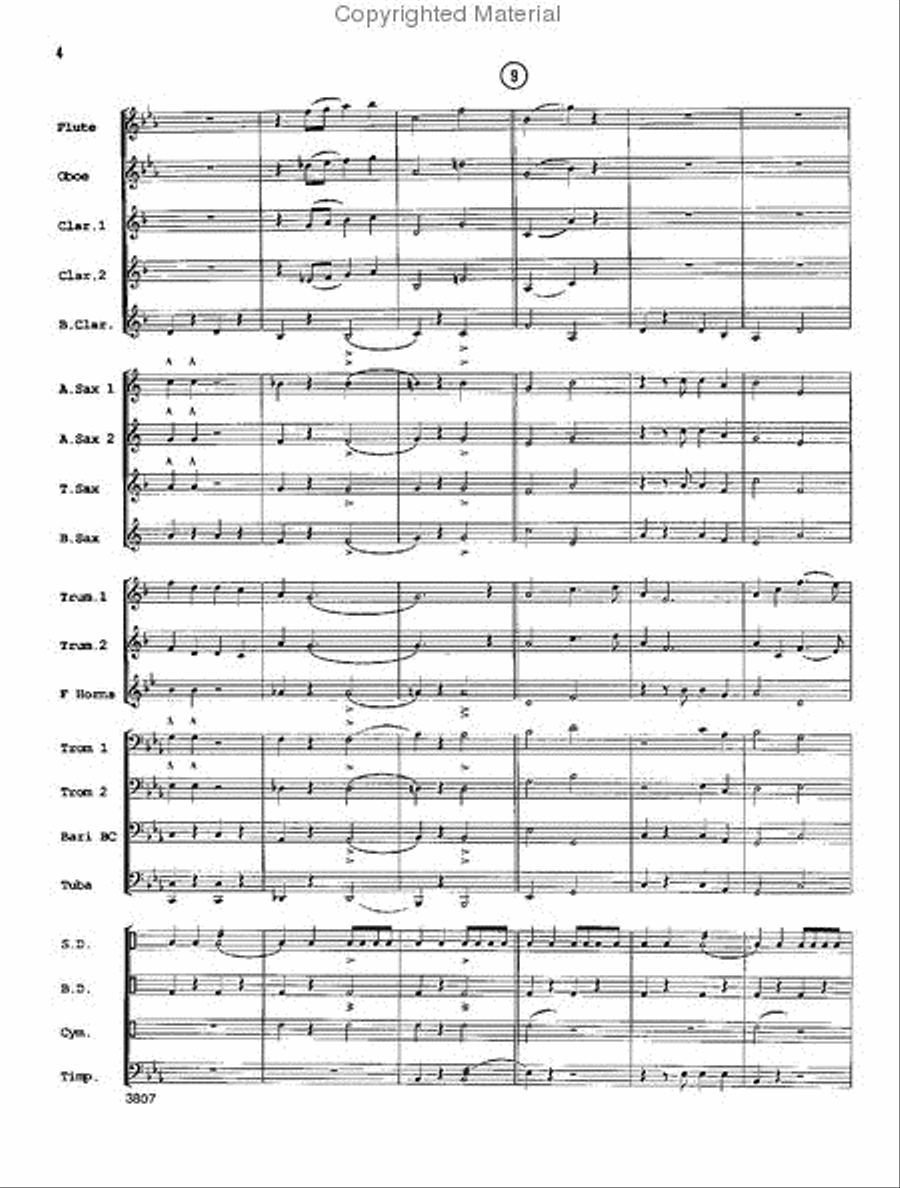 Amarado Amarado Concert Band scores gallery preview page 3