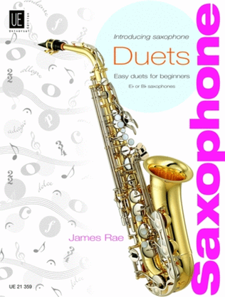 Book cover for Introducing Saxophone Duets
