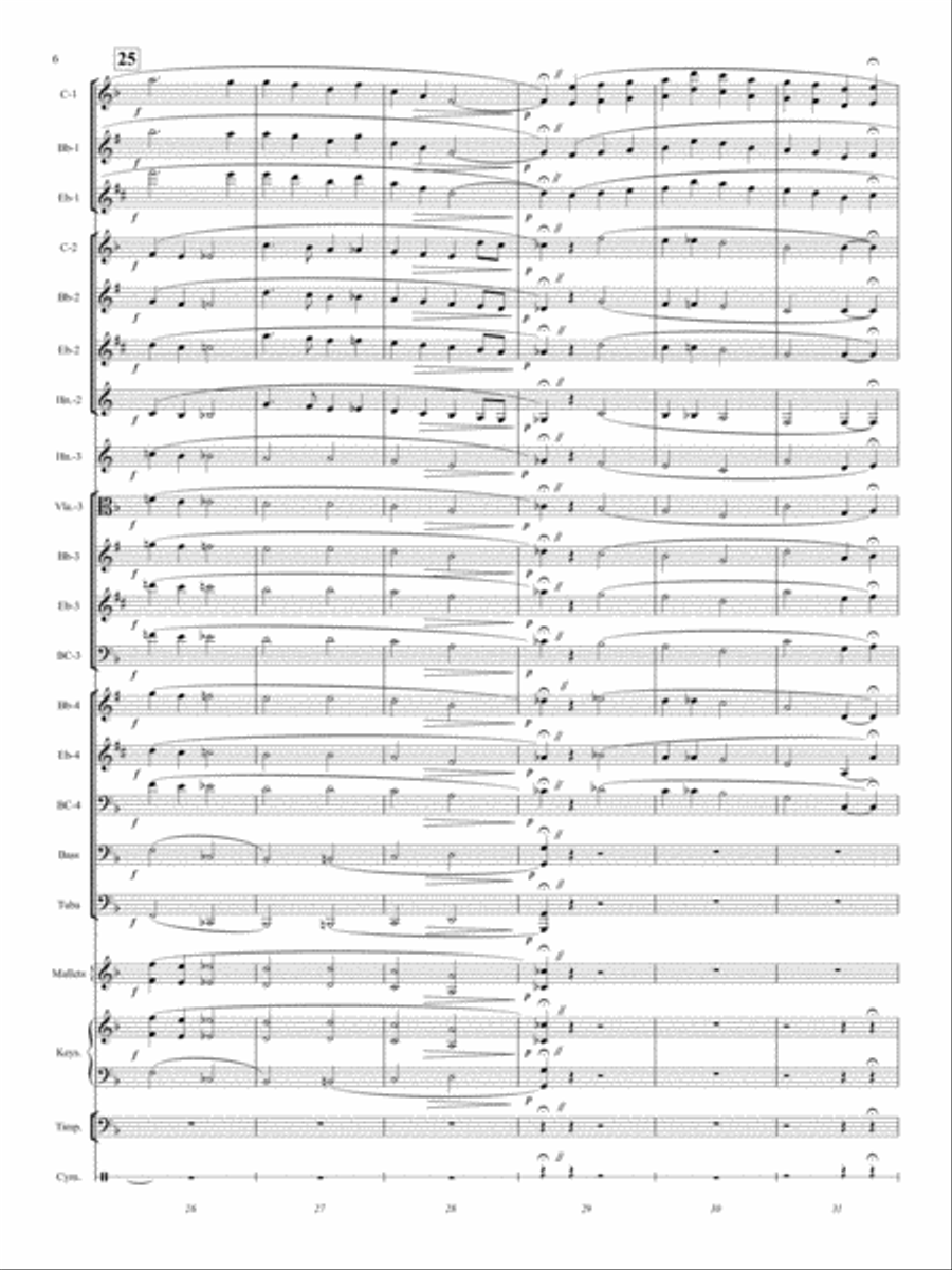 Danny Boy Danny Boy Concert Band scores gallery preview page 6
