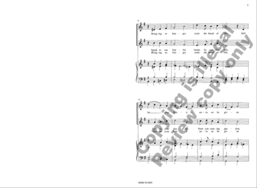 Hope of the World Hope of the World 4-Part scores gallery preview page 3