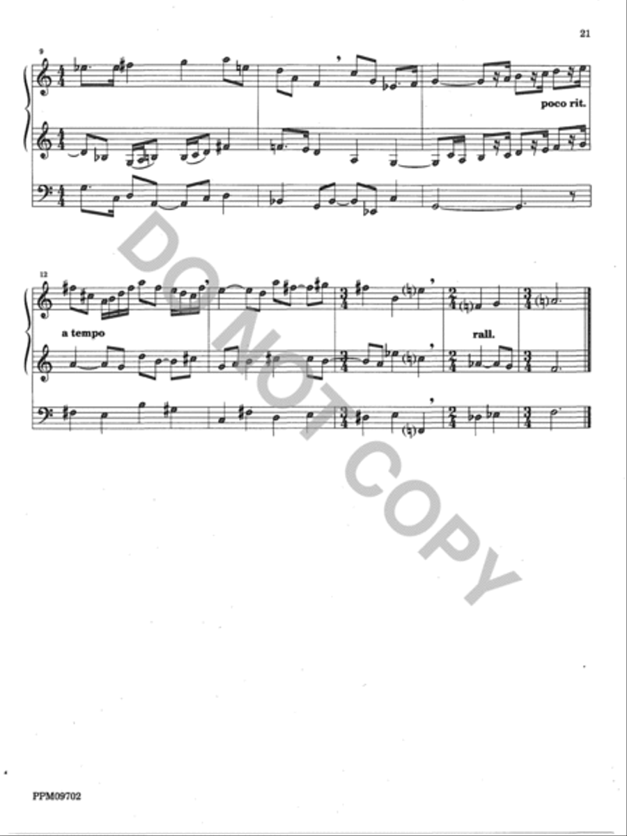 Twelve Organ Trios Organ scores gallery preview page 21