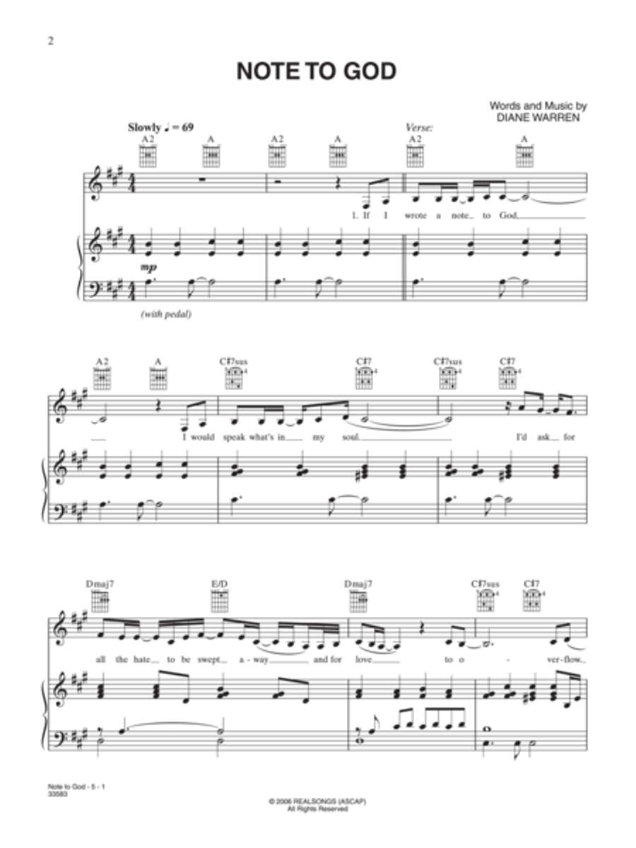 Note to God Small Ensemble scores gallery preview page 2