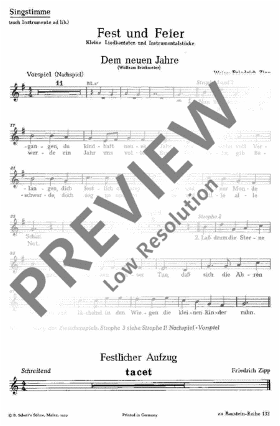 Fest und Feier Fest und Feier Children's Choir scores gallery preview page 2