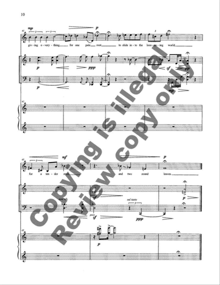 River of the Trunk High Voice scores gallery preview page 4