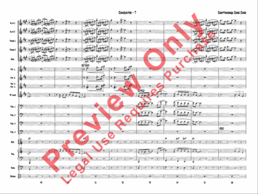Chattanooga Choo Choo Chattanooga Choo Choo Jazz Ensemble scores gallery preview page 9