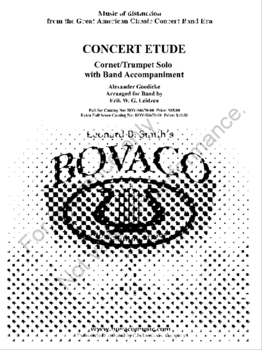 Concert Etude Concert Band scores gallery preview page 2