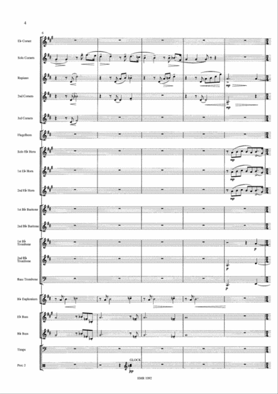 Nessun Dorma Brass Band scores gallery preview page 5