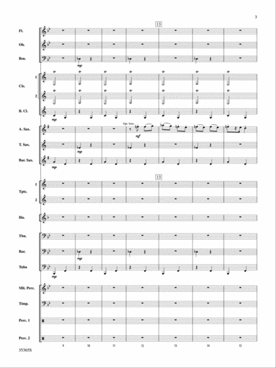Ritual Fire Dance (From El Amor Brujo) Concert Band scores gallery preview page 3