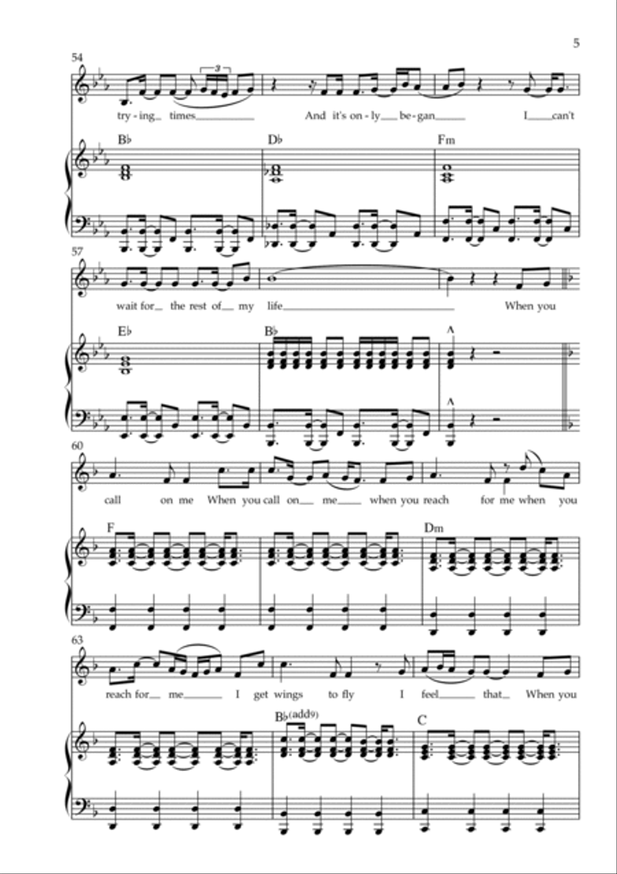 I'm Alive I'm Alive Voice scores gallery preview page 5