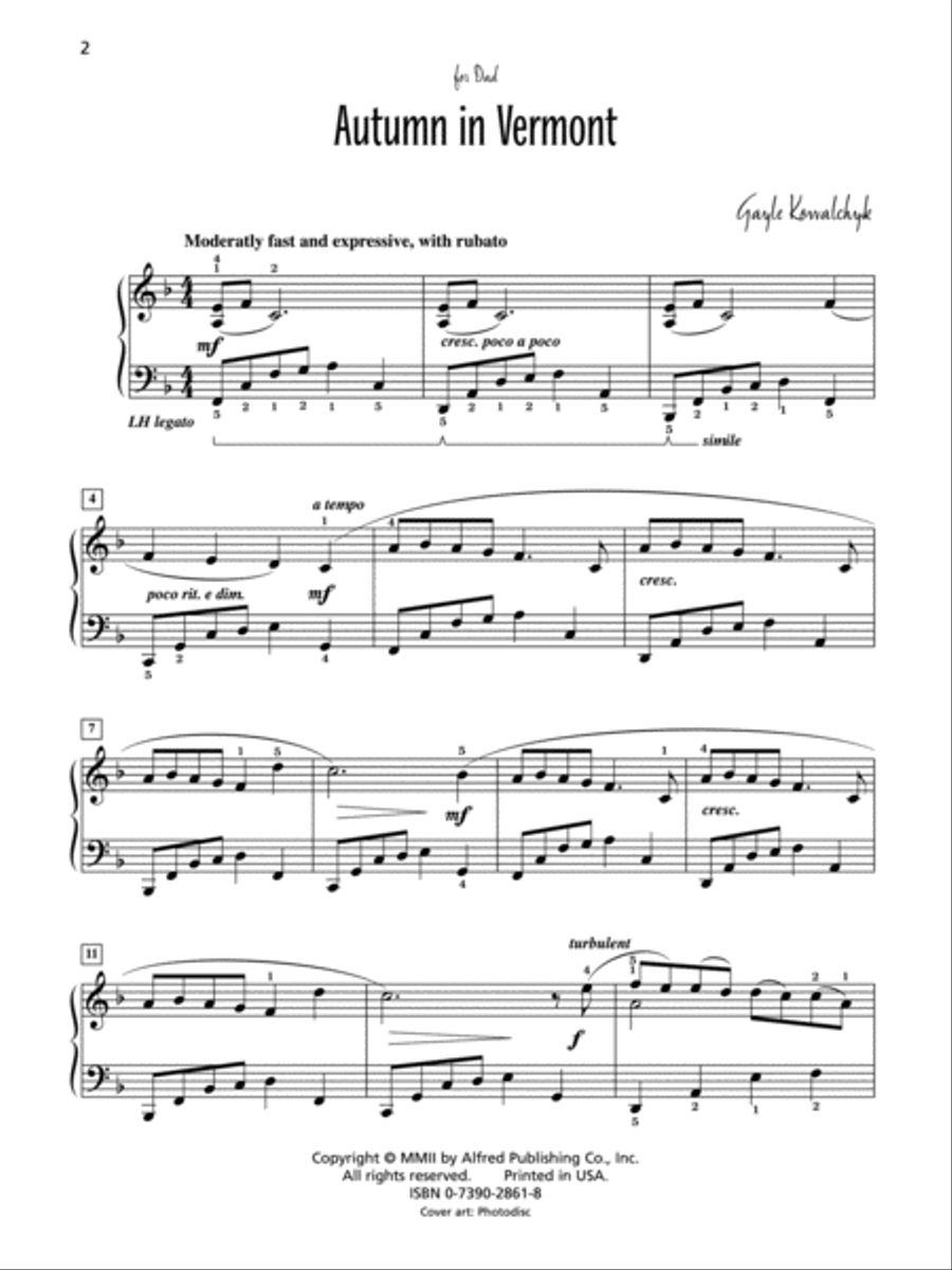 New England Memories New England Memories Piano Solo scores gallery preview page 2