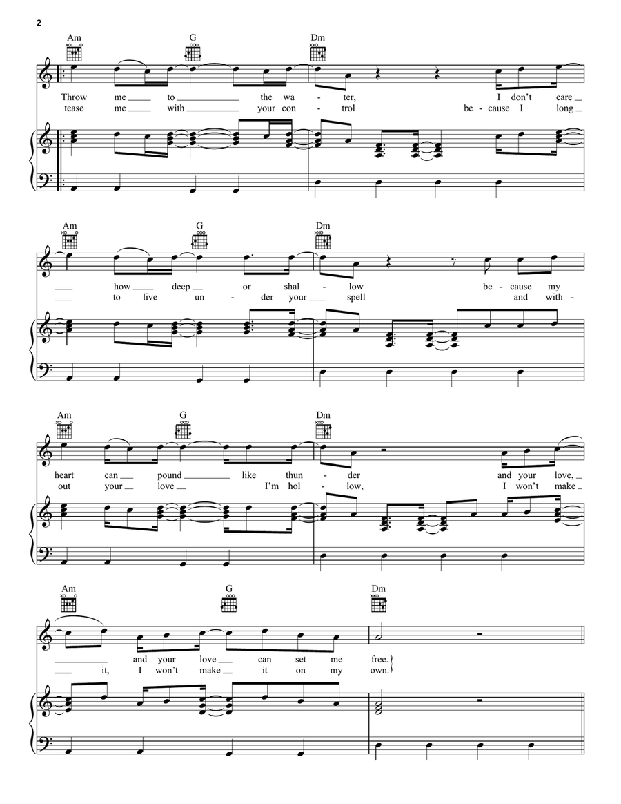 Can I Get It Piano, Vocal, Guitar scores gallery preview page 2