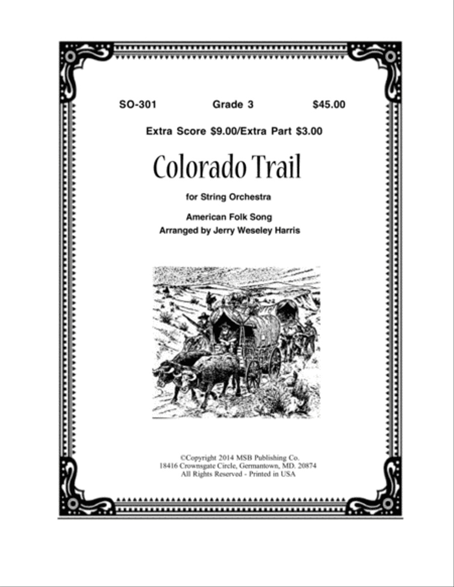 Colorado Trail String Orchestra scores gallery preview page 1
