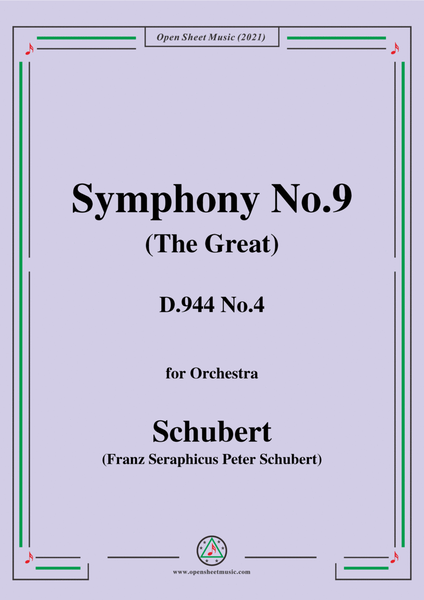Schubert-Symphony No.9(The Great),D.944 No.4,for Orchestra