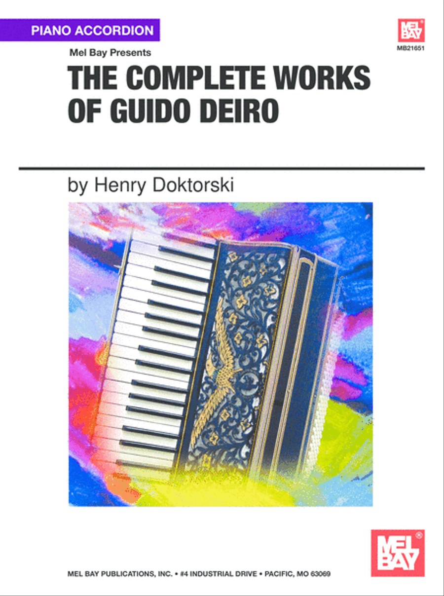 Complete Works of Guido Deiro Accordion scores gallery preview page 1