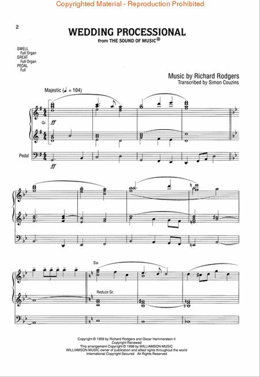 Wedding Processional from The Sound of Music by Oscar