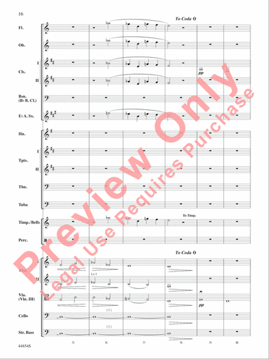 Romeo and Juliet Overture Full Orchestra scores gallery preview page 17