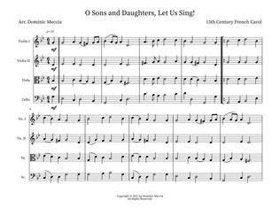 Book cover for O Sons and Daughters, Let Us Sing!