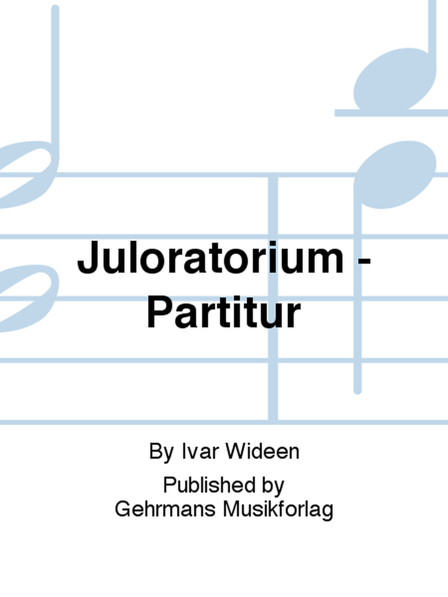 Juloratorium - Partitur