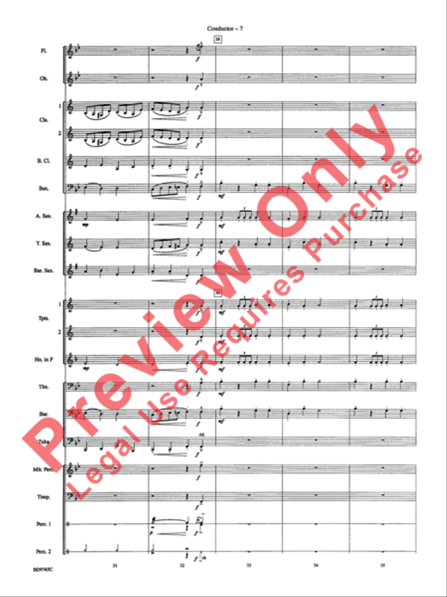 March from The Nutcracker Concert Band scores gallery preview page 10