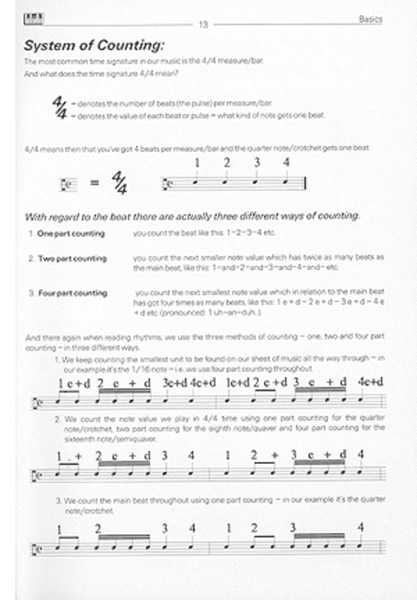 Drum Basics-Basics - Reading - Rhythm - Technique - Rudiments