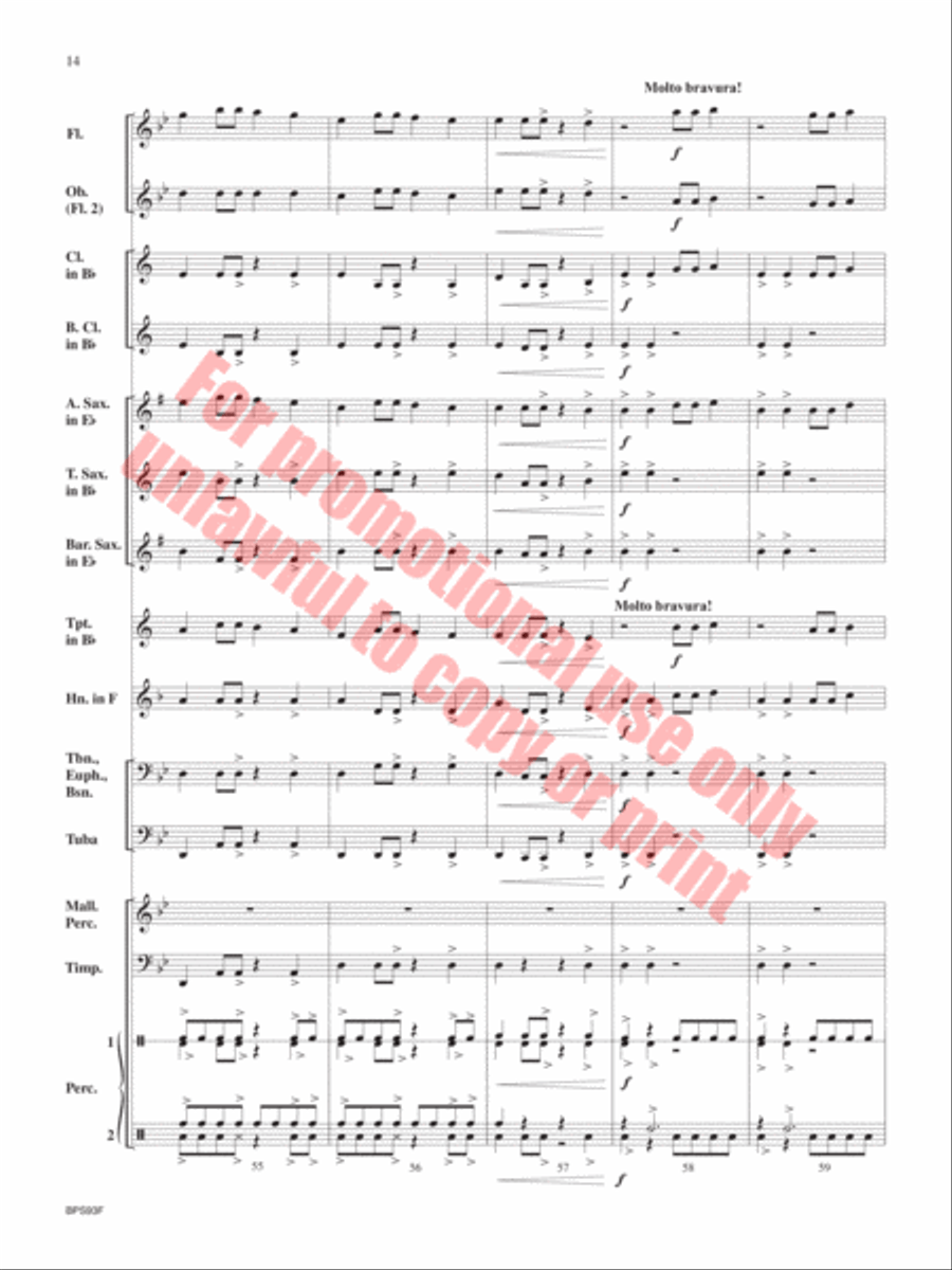 Adventure in India Concert Band scores gallery preview page 15