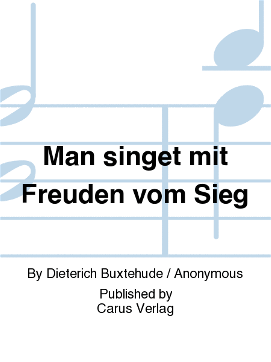 The voice of rejoicing and hope (Man singet mit Freuden vom Sieg)