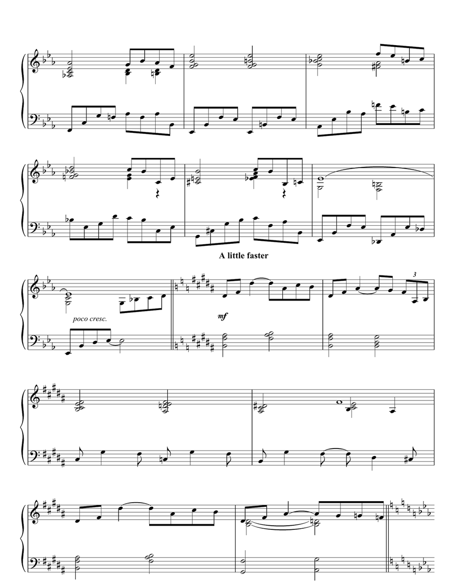 Smoke Gets In Your Eyes (from Roberta) Piano Solo scores gallery preview page 2