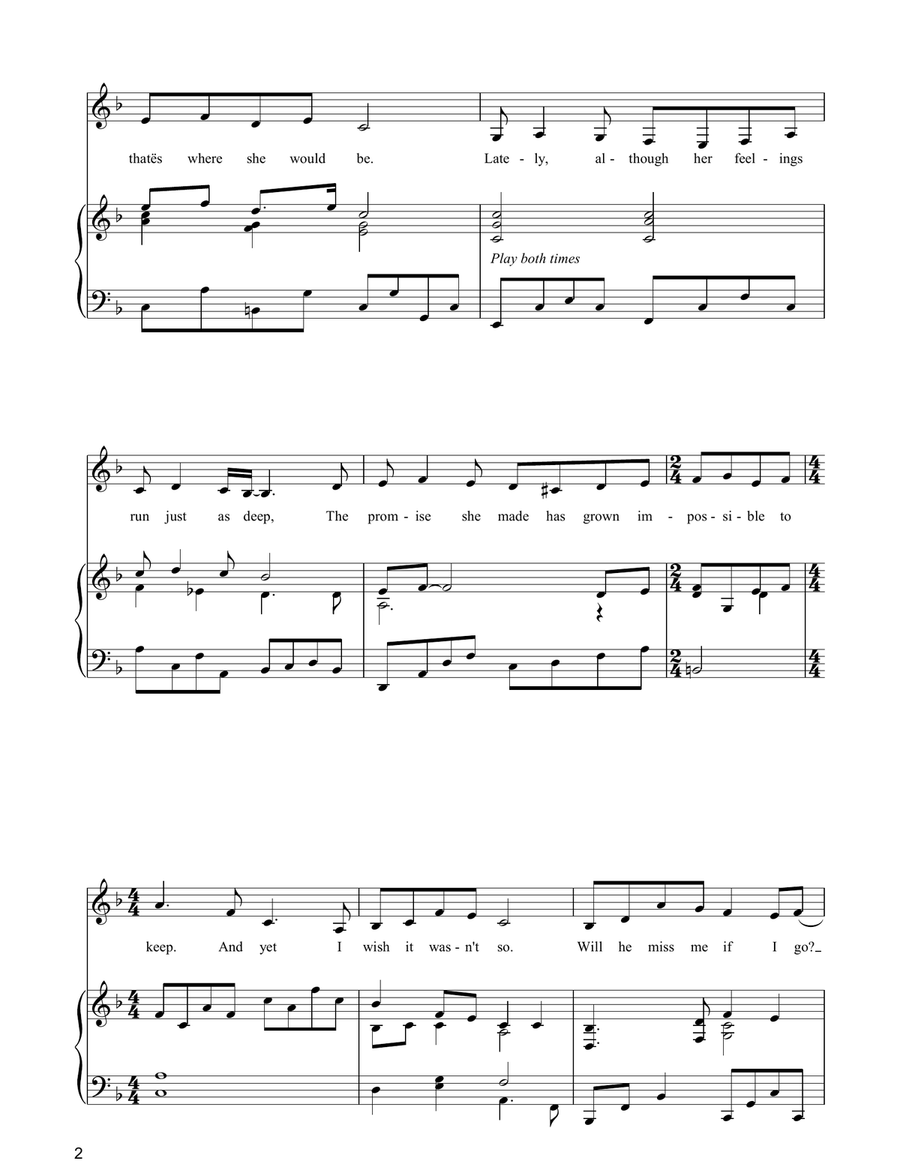 Someone Else's Story Piano, Vocal scores gallery preview page 2