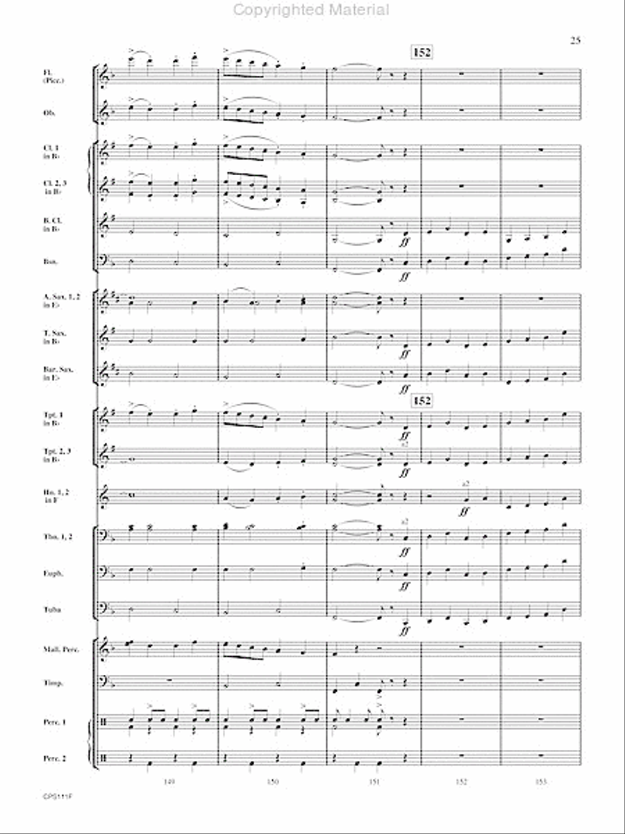 The Old Red Mill Concert Band scores gallery preview page 26