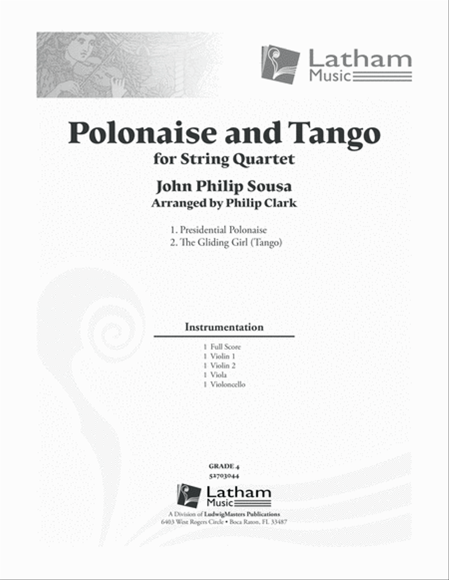 Polonaise and Tango Polonaise and Tango String Quartet scores gallery preview page 1