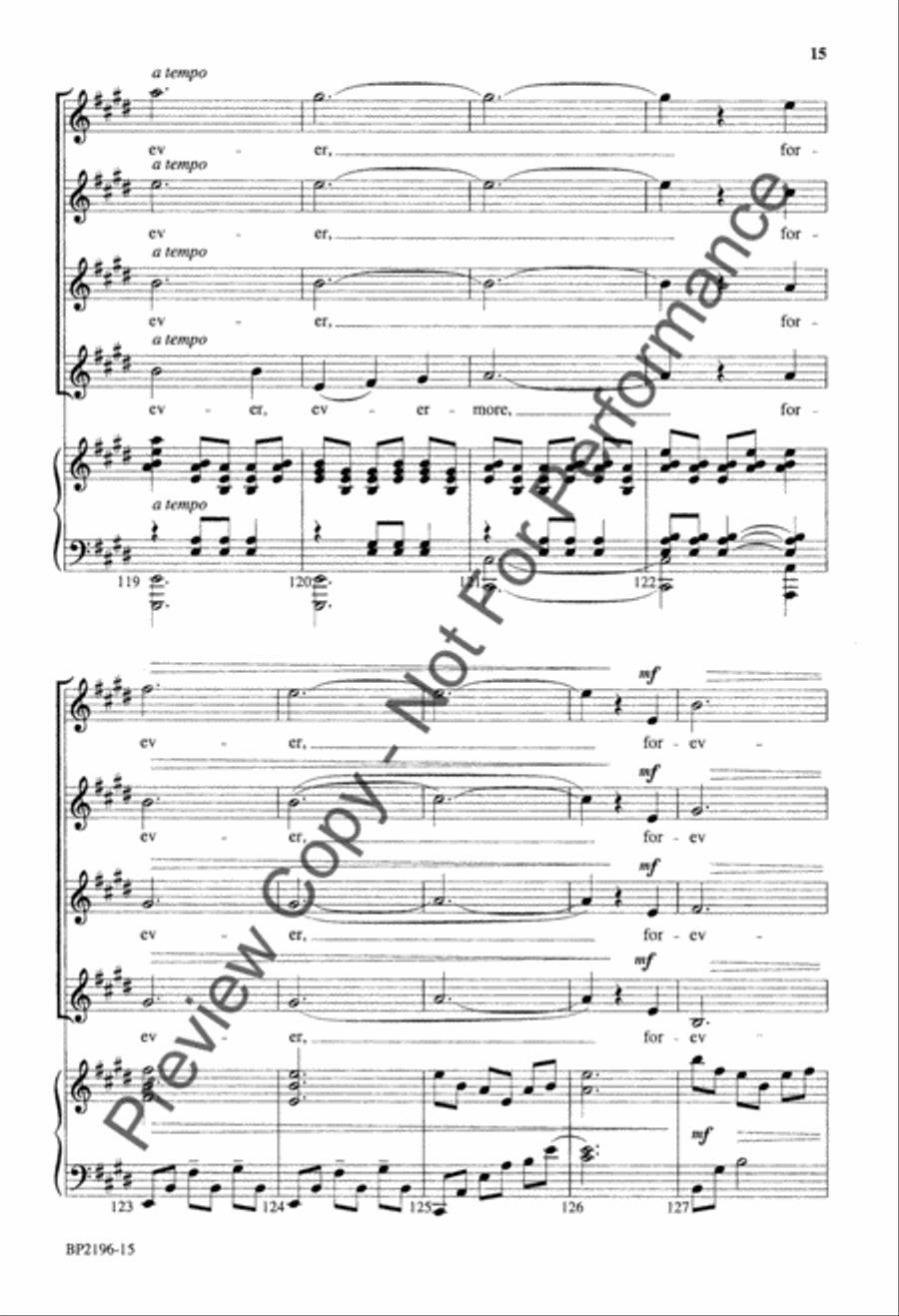 Psalm 23 - Courtney - SSAA SSAA scores gallery preview page 16