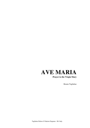 AVE MARIA - Tagliabue - Prayer to the Virgin Mary - Latin Lyrics