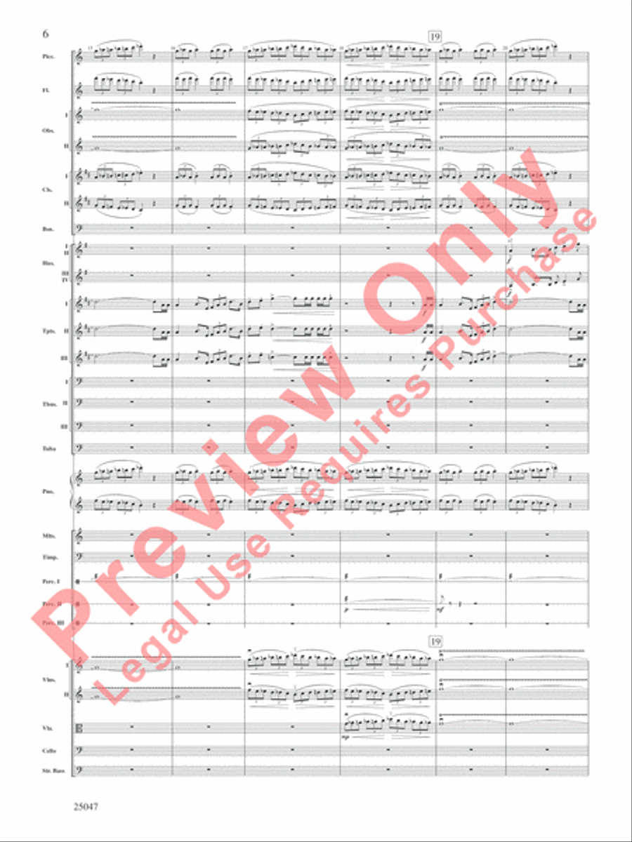 The Winds of Poseidon Full Orchestra scores gallery preview page 7