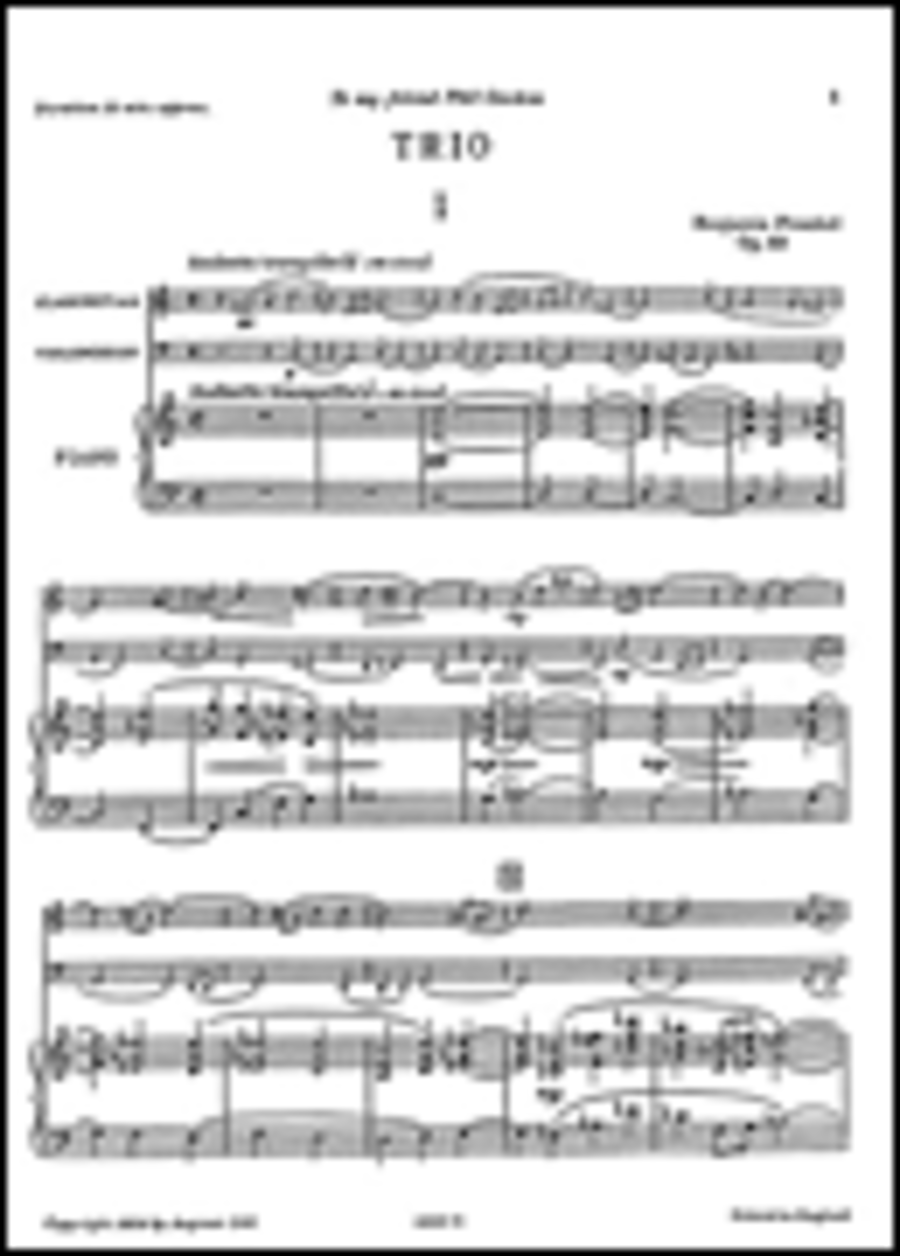 Frankel: Trio Op.10 (Score and Parts)
