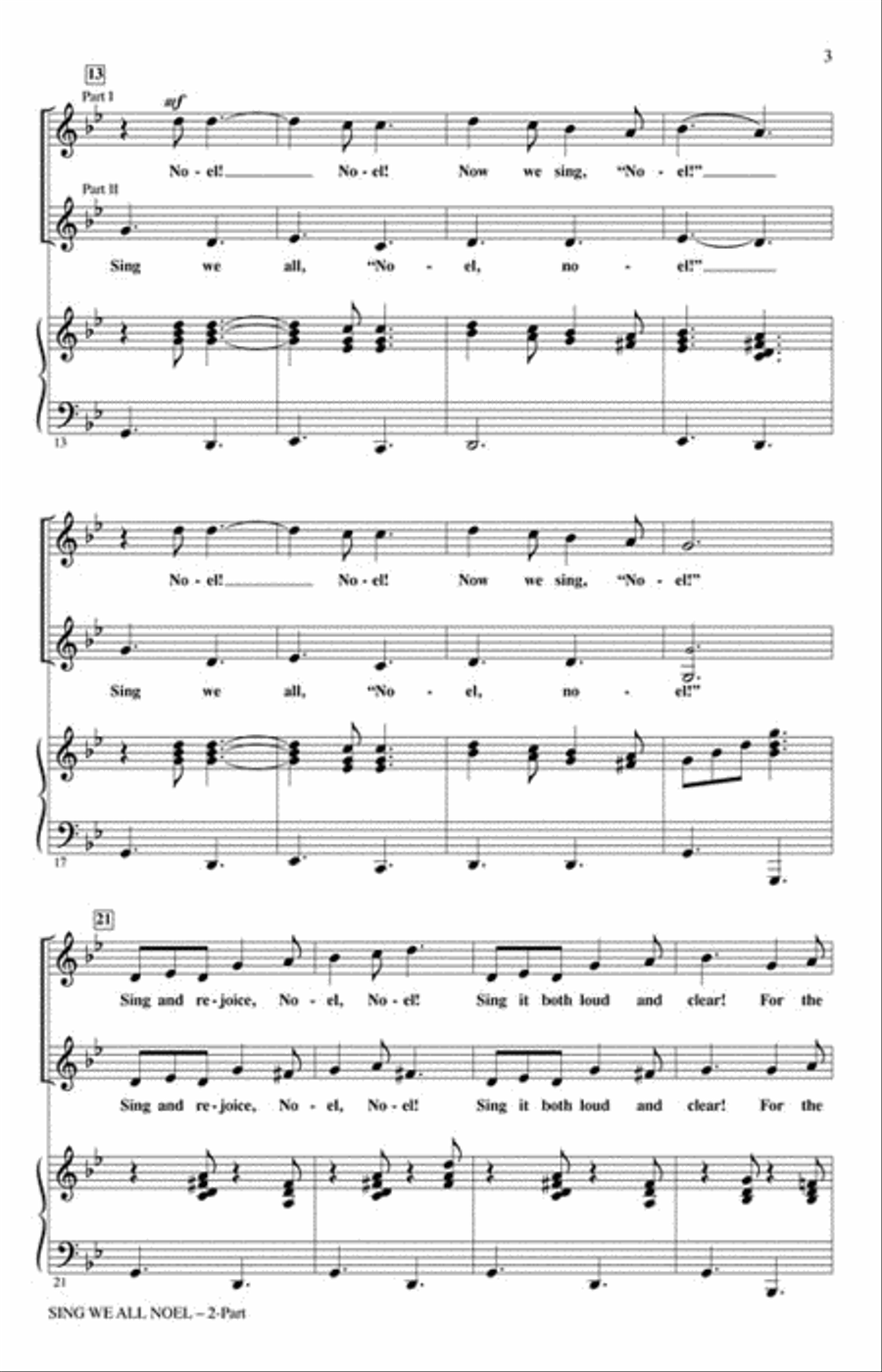 Sing We All Noel Sing We All Noel 2-Part scores gallery preview page 3