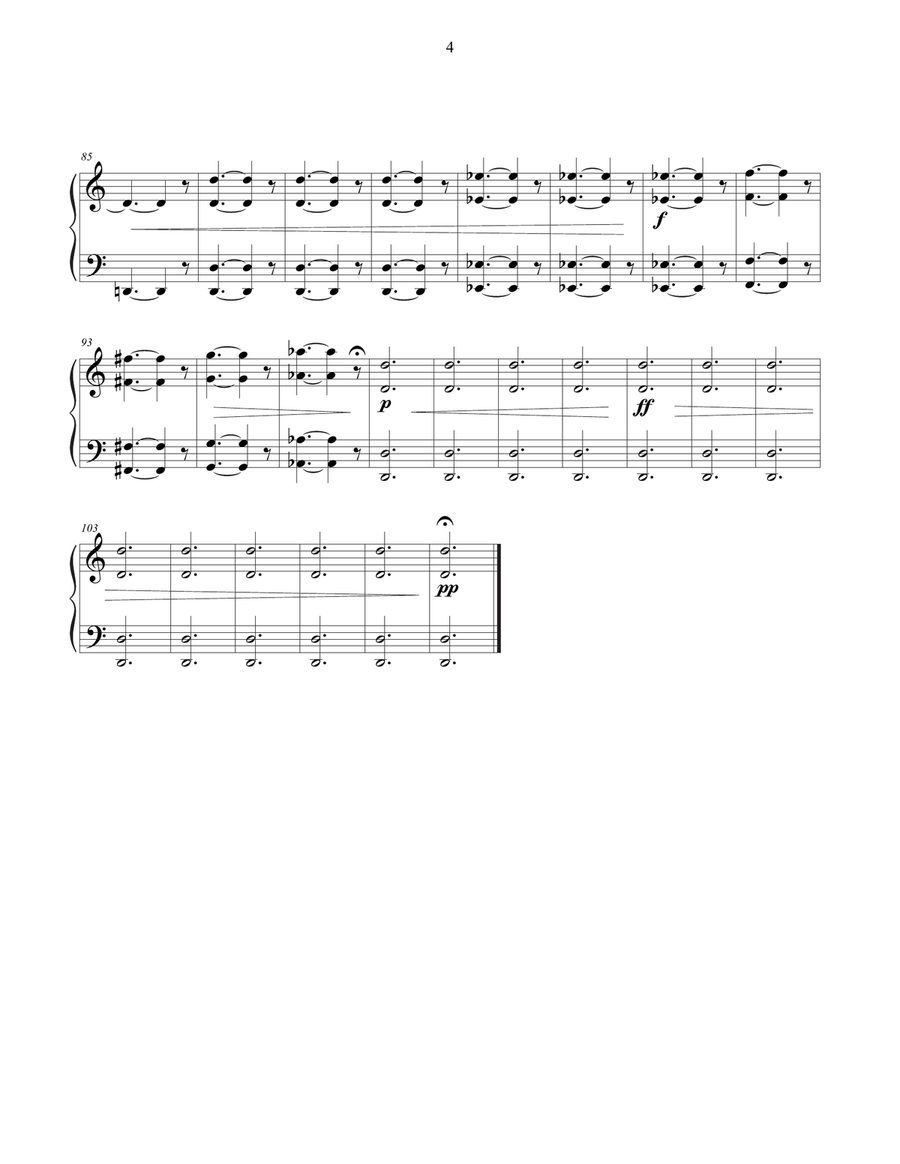Five Rivers: Scenes from a Ballet Piano Solo scores gallery preview page 4